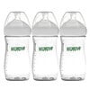 NUK, Simply Natural, Bottles, White, Medium, 1+ m, 3 Bottles