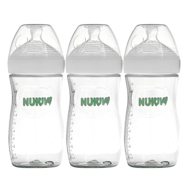 Simply Natural, белые в бутылках, для детей от 1 месяца, средние, 3 упаковки, по 270 мл (9 унций)