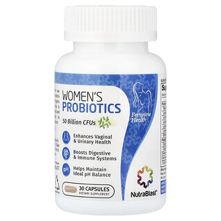 NutraBlast, Women's Probiotics, 30 Capsules