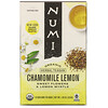 Numi Tea, Organic Herbal Teasan, Chamomile Lemon, Caffeine Free, 18 Tea Bags, 1.08 oz (30.6 g)