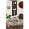 Нуми Ти, Органический чай пуэр, шоколадный пуэр, 16 чайных пакетиков, 1,24 унции (35,2 г)