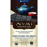 Numi Tea, Органический чай, чай пуэр, выдержанный пуэр, брикет чая пуэр, 2,2 унц. (63 г) отзывы