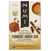 Numi Tea, Organic Herbal Teasan, Turmeric Amber Sun, Caffeine Free, 12 Tea Bags, 1.46 oz (41.4 g)