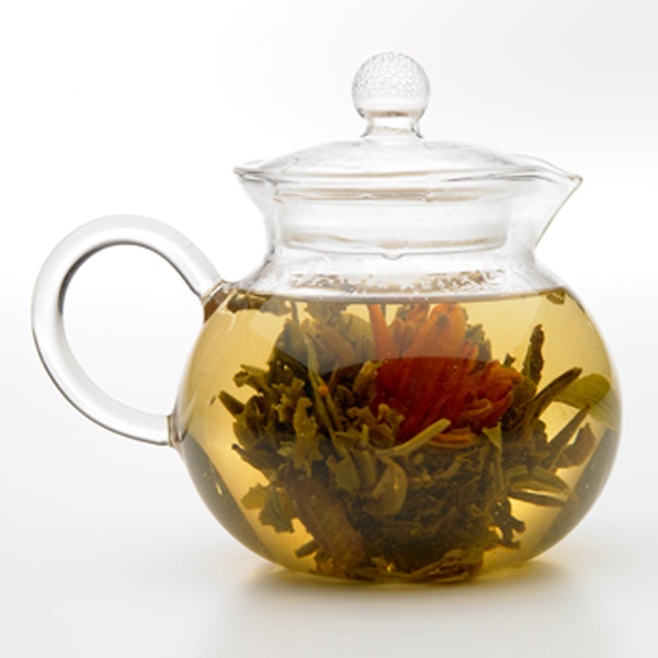 Numi Tea, Flowering Tea & Glass Teapot, 5 Tea Blossoms (Discontinued Item) 