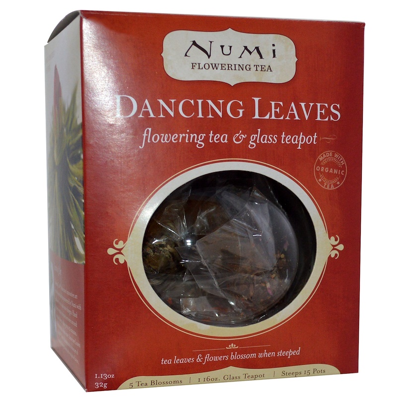 Numi Tea, Flowering Tea & Glass Teapot, 5 Tea Blossoms iHerb
