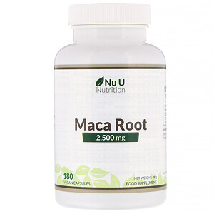 Отзывы о Nu U Nutrition, Maca Root, 2,500 mg, 180 Vegan Capsules