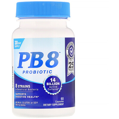 Nutrition Now PB 8, Probiotic, 60 Capsules