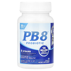 PB 8™, пробіотик, 14 млрд, 60 капсул