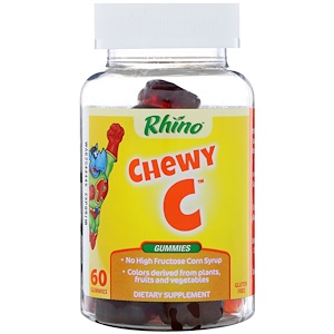 Отзывы о Нутришэн Нау, Rhino, Chewy C, 60 Gummies