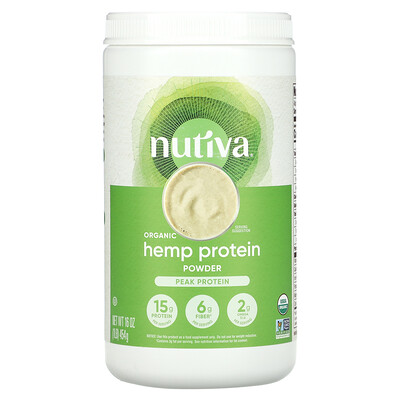 

Nutiva Organic Hemp Protein Powder 16 oz (454 g)