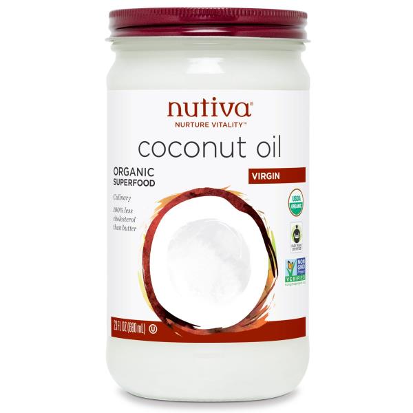Nutiva Organic Coconut Oil Virgin Fl Oz Ml Iherb Com