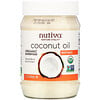 Nutiva, 有機椰子油，精製，15液體盎司（444毫升）