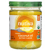 Nutiva‏, زيت جوز الهند العضوي، نكهة زبدية، 14 أونصة سائلة (414 مل)