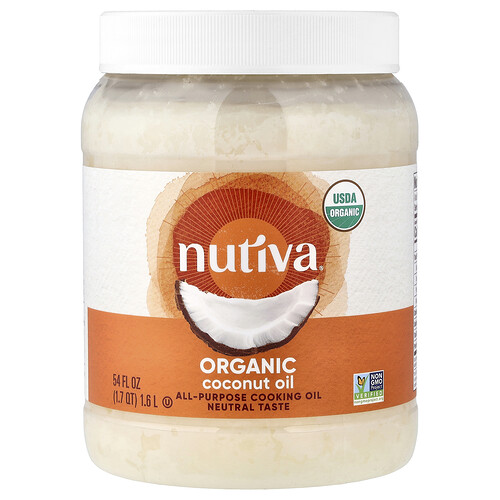 Nutiva, Organic All-Purpose Cooking Oil, Coconut Oil, 54 fl oz (1.6 l)