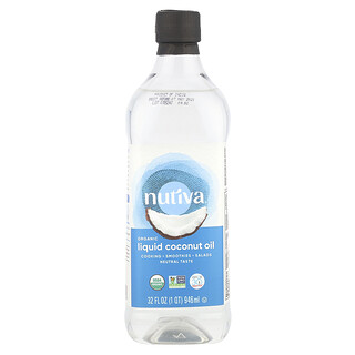 Nutiva, Organsko tekuće kokosovo ulje, 946 ml