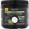 Nutiva, אבקת MCT אורגנית, מאצ׳ה, 300 גרם