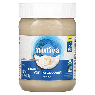 

Nutiva, Organic Vanilla Coconut Spread , 11.5 oz (326 g)