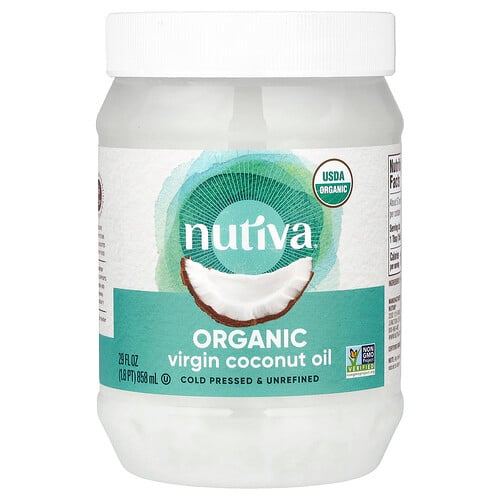 Nutiva Organic Virgin Coconut Oil, 29 fl oz (858 ml)