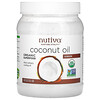 Nutiva, органічна кокосова олія, перший віджим, 1,6 л (54 рідк. унції)