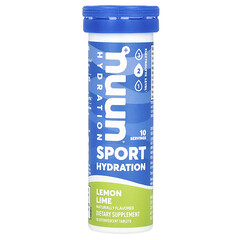 Sport Hydration, шипучий напій із електролітами, лимон і лайм, 10 таблеток
