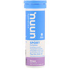 Nuun, Hydration, Effervescent Electrolyte Supplement, Grape, 10 Tablets