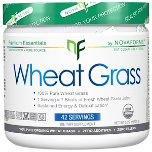 Отзывы о НоваФорме, Certified USDA Organic Wheat Grass, 5.29 oz (150 g)