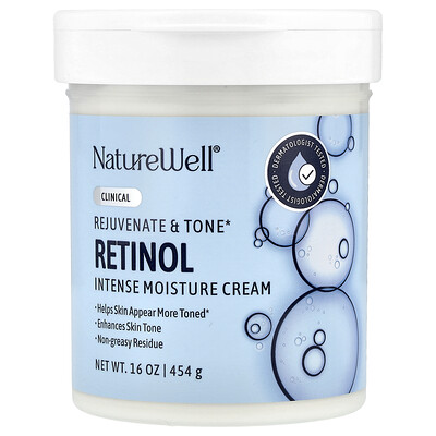 Product Image for Naturewell, Retinol, Intense Moisture Cream, 16 oz (454 g)