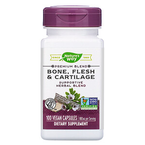 Отзывы о Натурес Вэй, Bone, Flesh & Cartilage, 880 mg, 100 Vegan Capsules