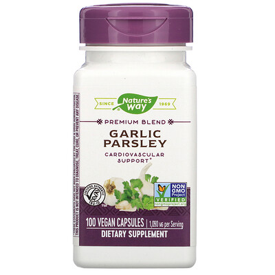 Premium Blend, Garlic Parsley, 1,090 mg, 100 Vegan Capsules