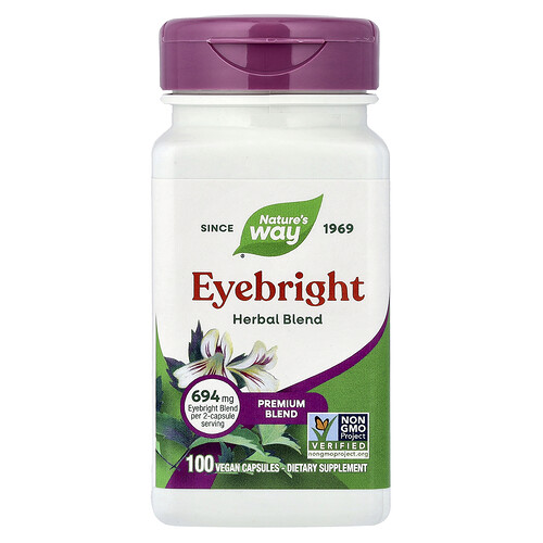 Nature's Way Eyebright, Herbal Blend, 100 Vegan Capsules