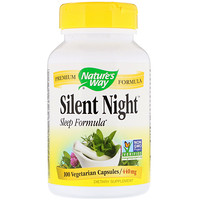 Silent Night Sleep Formula, 440 mg, 100 Vegetarian Capsules - изображение