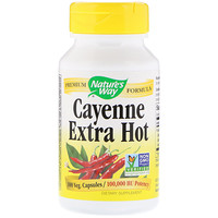 Cayenne Extra Hot, 100 Veg. Capsules - изображение