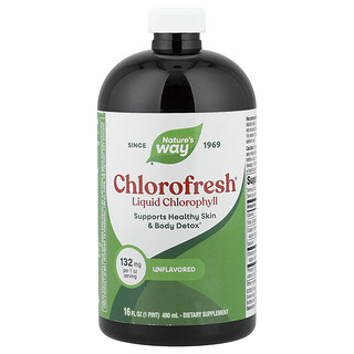 Nature's Way, Chlorofresh®, Clorofila líquida, Sin sabor, 480 ml (16 oz. líq.)