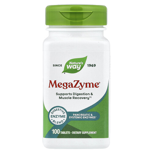 Nature's Way, MegaZyme®, 100 Tabletten