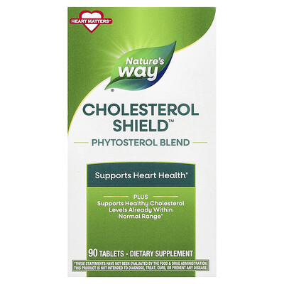 Nature's Way, Cholesterol Shield™, Mezcla de fitoesterol, 90 comprimidos