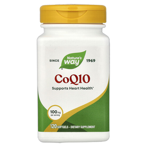 Nature's Way CoQ10, 100 mg, 120 Softgels