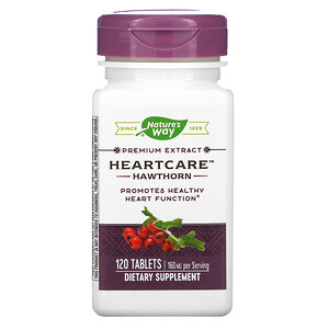 Натурес Вэй, HeartCare, Hawthorn, 160 mg , 120 Tablets отзывы покупателей