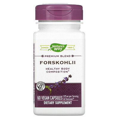 

Nature's Way Forskohlii 125 mg 60 Vegan Capsules