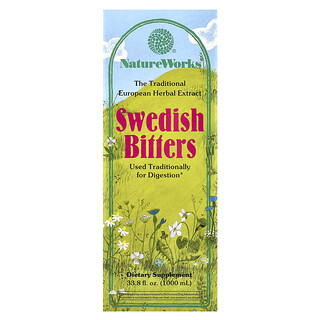 Nature's Way, NatureWorks, Swedish Bitters, 33,8 fl uncia (1000 ml)