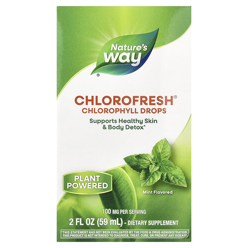 Nature's Way Chlorofresh®, Chlorophyll Drops, Mint, 2 fl oz (59 ml)