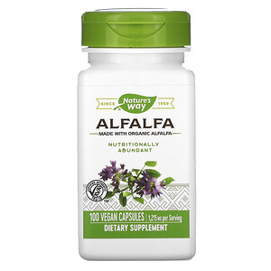 Отзывы о Натурес Вэй, Alfalfa, 1,215 mg, 100 Vegan Capsules