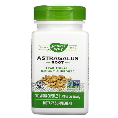 

Nature's Way Astragalus Root 1 410 mg 100 Vegan Capsules