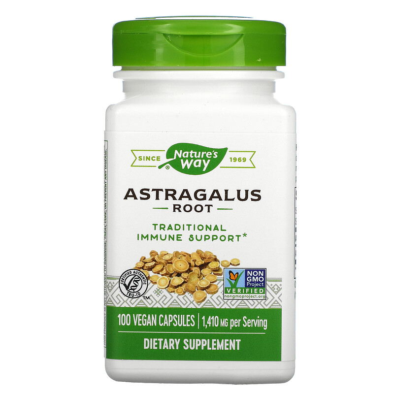 Nature's Way, Astragalus Root, 1,410 mg, 100 Vegan Capsules iHerb