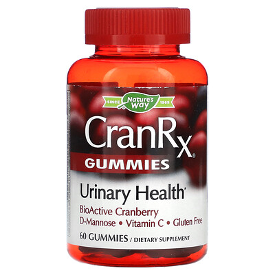 

Nature's Way CranRx Urinary Health BioActive Cranberry 60 Gummies
