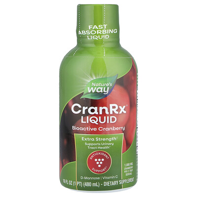 Nature's Way, Líquido CranRx®, Arándano rojo bioactivo, 480 ml (16 oz. líq.)