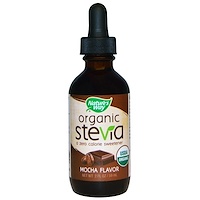 Organic, Stevia, Mocha Flavor, 2 fl oz (59 ml) - изображение