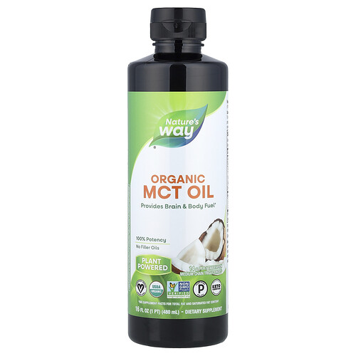 Nature's Way, Aceite de MCT orgánico, 480 ml (16 oz. líq.)