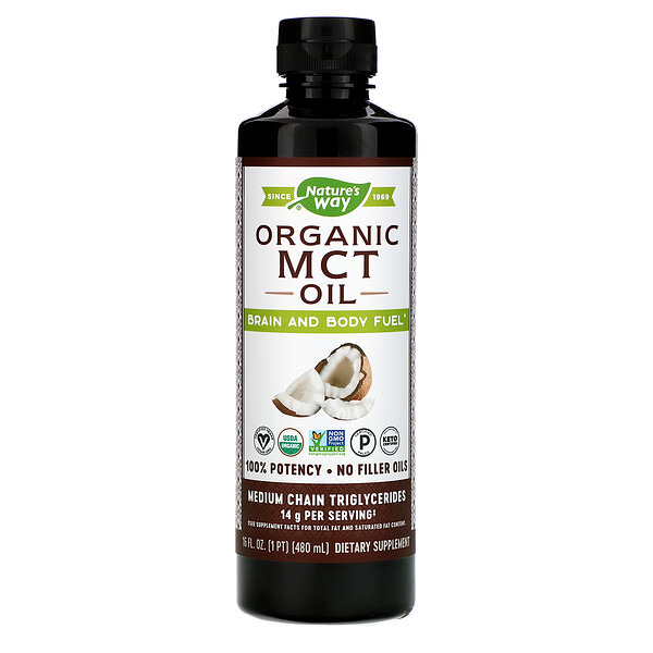 Nature's Way, Organic MCT Oil, 16 fl oz (480 ml)