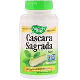 Nature’s Way, Cascara Sagrada Bark, 425 mg, 180 Vegetarian Capsules отзывы