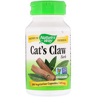 Cat's Claw Bark, 485 mg, 100 Vegetarian Capsules - изображение
